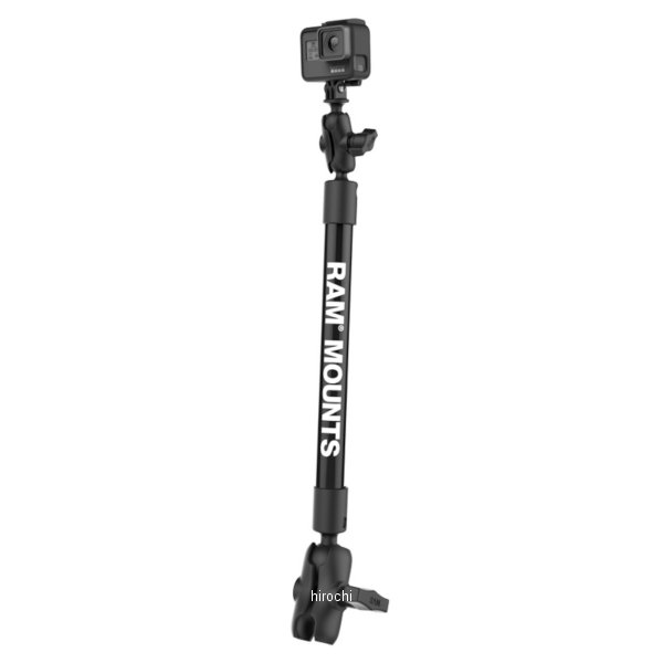 GoProマウント＆タフポールセット 全長53.3cm 1.5インチボール