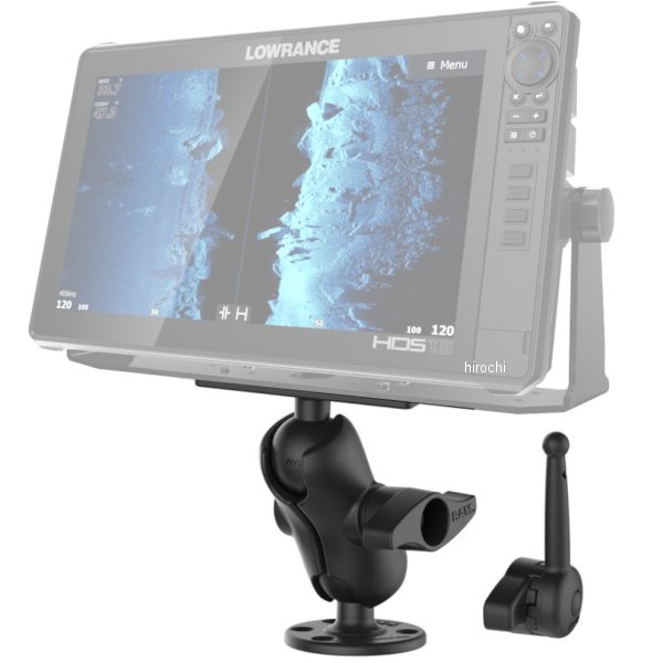 ラムマウント 魚探マウントM＆ラウンドベースセット ショートアーム/延長レバー付き 2.25インチボール