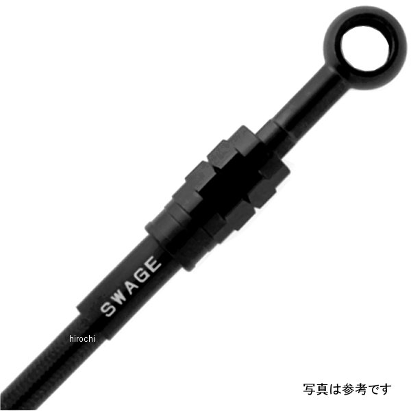 リアホースキット 18年-20年 モンキー125 ステンレスブラック/黒