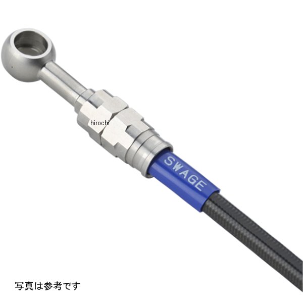 リアホースキット 18年-20年 モンキー125 ステンレス/黒