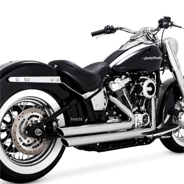 フルエキゾースト ビッグショットスタッガード 18年-22年 ソフテイル クローム