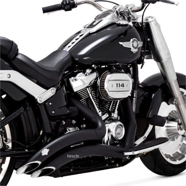 フルエキゾースト ビッグラディウス 2-2 18年-22年 ソフテイル 黒