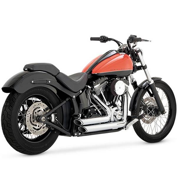 17325 フルエキゾースト ショートショットスタッガード PCX 12年-17年 ソフテイル クローム