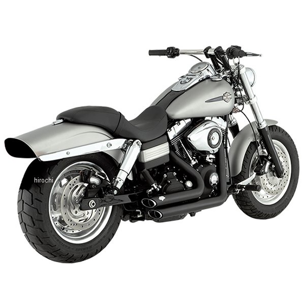 VANCE&HINES PCX ショートショットスタッガードマフラー 06年-11年 ダイナ 黒
