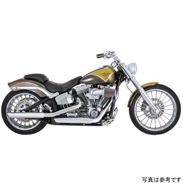 スリップオンマフラー ツインスラッシュ 3インチ PCX 07年-17年 ソフテイル クローム