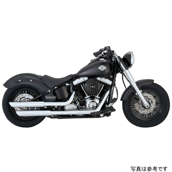 スリップオンマフラー ツインスラッシュ 3インチ PCX 07年-17年 ソフテイル クローム