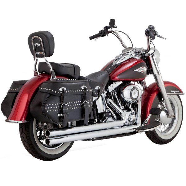 VANCE&HINES PCX ビッグショット ロングマフラー 86年-17年 ソフテイル クローム