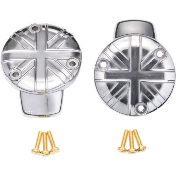 スロットルボディカバー ユニオンジャック 16年-25年 トライアンフ Bonneville T120 ポリッシュ