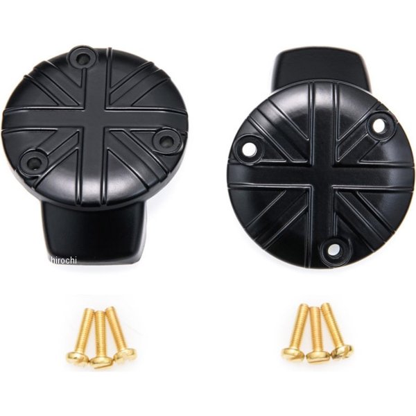 スロットルボディカバー ユニオンジャック 16年-25年 トライアンフ Bonneville T120 黒