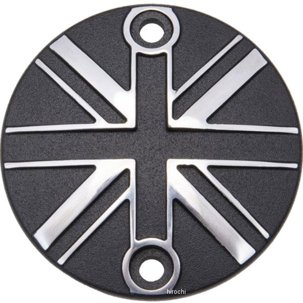 ジェネレーターバッジ ユニオンジャック 16年-25年 トライアンフ StreetTwin 黒/ポリッシュ