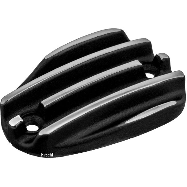 マスターシリンダーキャップ リブ 02年-25年 Bonneville T100 黒/ポリッシュ
