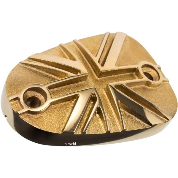 マスターシリンダーキャップ ユニオンジャック 02年-25年 トライアンフ Bonneville T100 ブラス