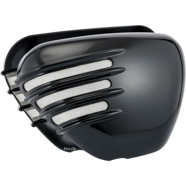 サイドカバー リブ 16年-25年 トライアンフ Street Twin/Speed Twin 900 グロス黒