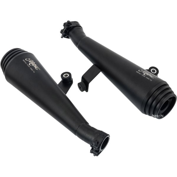 スリップオンマフラー SATURN V 17年-21年 トライアンフ Bonneville T100/T120 黒