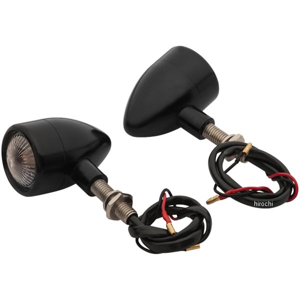 ウインカー M10 汎用 黒 2個入り