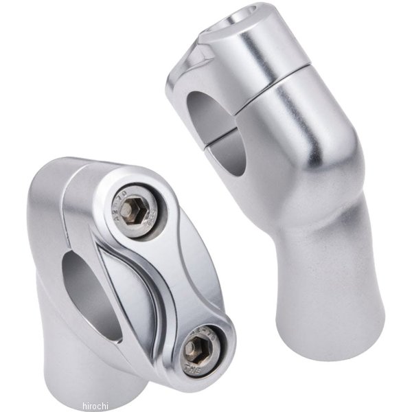 ハンドルライザー 25.4mm 02年-25年 トライアンフ Bonneville T100/T120 シルバー