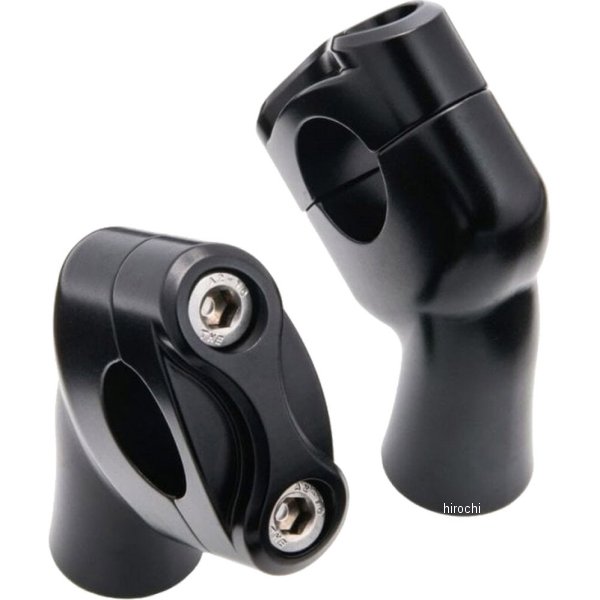 ハンドルライザー 25.4mm 02年-25年 トライアンフ Bonneville T100/T120 黒