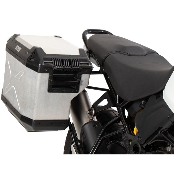 ヘプコアンドベッカー サイドキャリア カットアウトセット サイドケース エクスプローラー付 22年-23年 DesertX シルバー