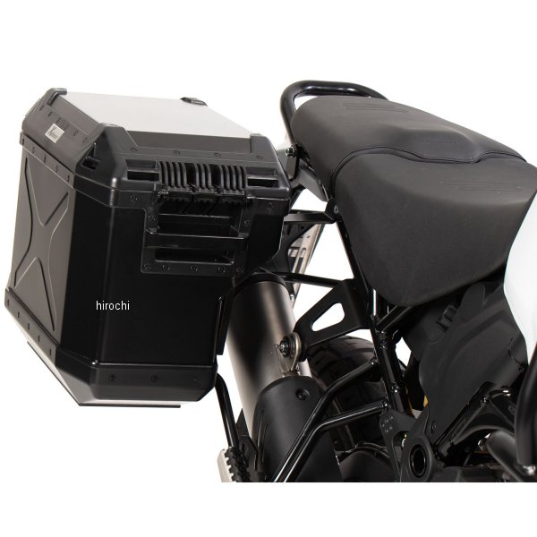 ヘプコアンドベッカー サイドキャリア カットアウトセット サイドケース エクスプローラー付 22年-23年 DesertX 黒