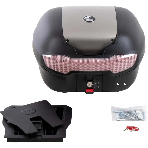 ヘプコアンドベッカー リアキャリアセット トップケース ジャーニー 汎用タイプ 40 21年-23年 CRF300L 黒/シルバー