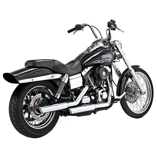 スリップオンマフラー TwinSlash PCX 3インチ 91年-16年 ダイナファミリー クローム