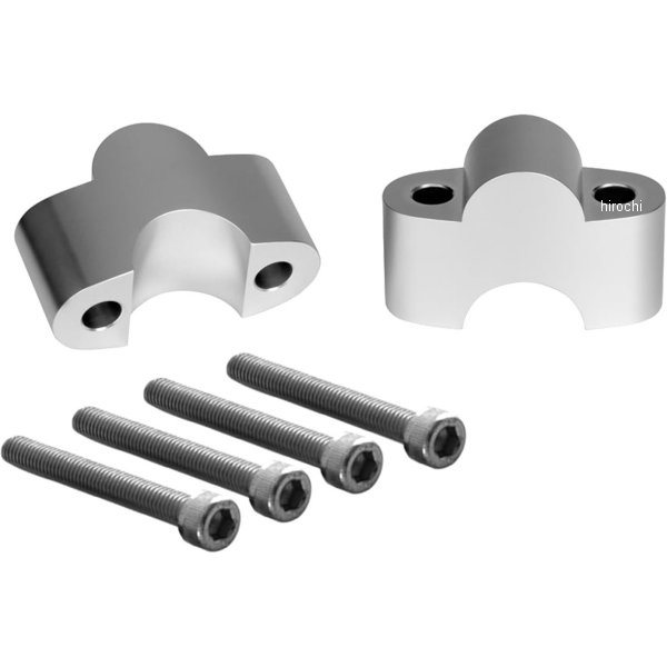 ハンドルライザー 1インチアップ 02年-15年 トライアンフ Bonneville T100 空冷 シルバー