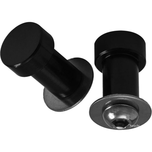 ミラーホールプラグ 02年-15年 トライアンフ Bonneville T100 空冷 黒