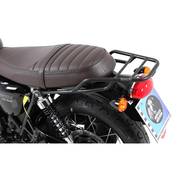 ヘプコアンドベッカー リアキャリア (トップケース不可) 17年-23年 トライアンフ Bonneville T100 黒