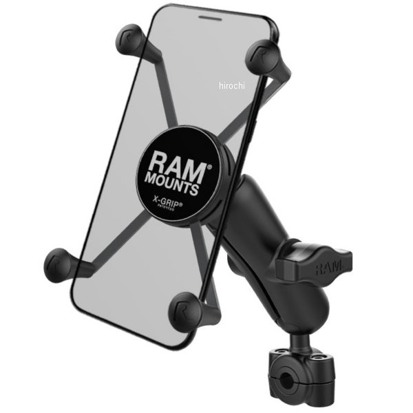 ラムマウント XグリップM＆バーマウントベースSセット 標準アーム φ9.5-15.8mm対応 1インチボール