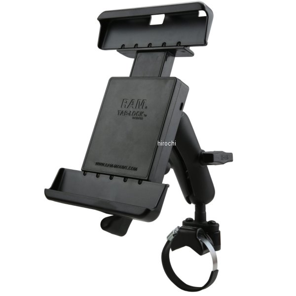 ラムマウント タブロック 10インチ用タブレットホルダー＆ベルトクランプベース 標準アーム 1.5インチボール