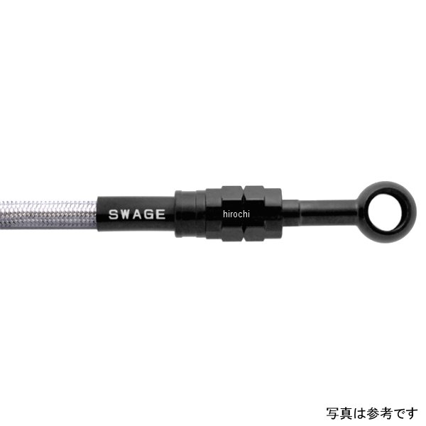 フロントホースキット ステンレスブラック/クリア