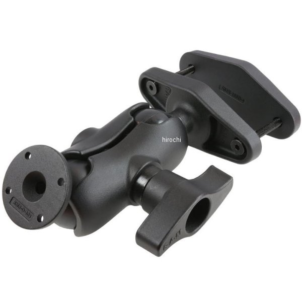 s AMPSラウンドベース＆スクエアクランプベース ショートアーム 2.25インチボール