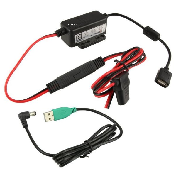 s コンバーター付GDS専用L字DCケーブル DC10-30V→DC5-9V