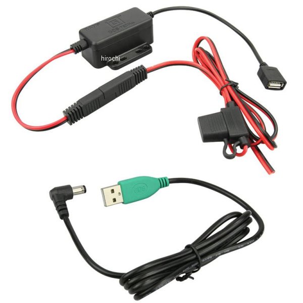 s コンバーター付GDS専用L字DCケーブル DC30-64V→DC5-9V