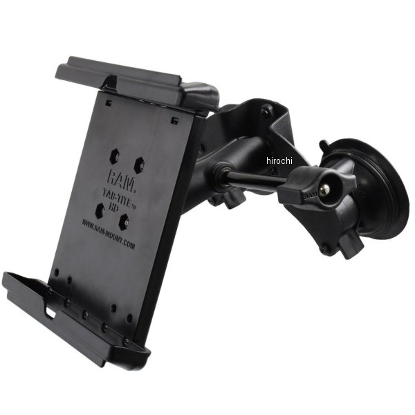 ラムマウント タブタイト 8インチ用＆ダブルサクションベース 標準アーム/エクステンドノブ 1インチボール
