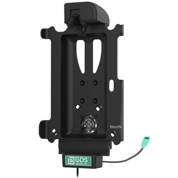 ラムマウント GDSパワードック Samsung Active4Pro/Active Pro クーリングファン/データポート付き ボール無し