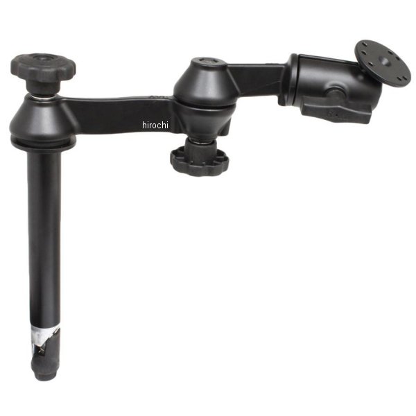 ラムマウント AMPSラウンドベース＆203mmテレポール(ダブルピボット/スイングアーム) アッパー側 1.5インチボール
