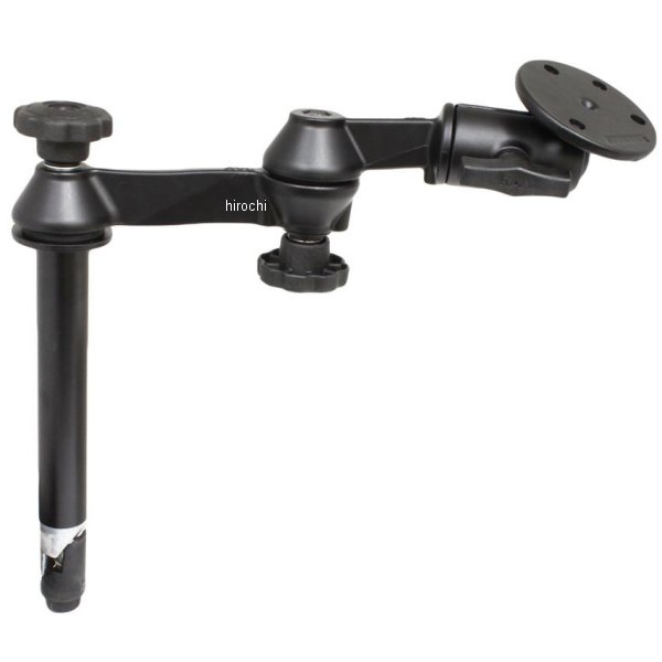 ラムマウント ラージラウンドベース＆203mmテレポール(ダブルピボット/スイングアーム) アッパー側 1.5インチボール