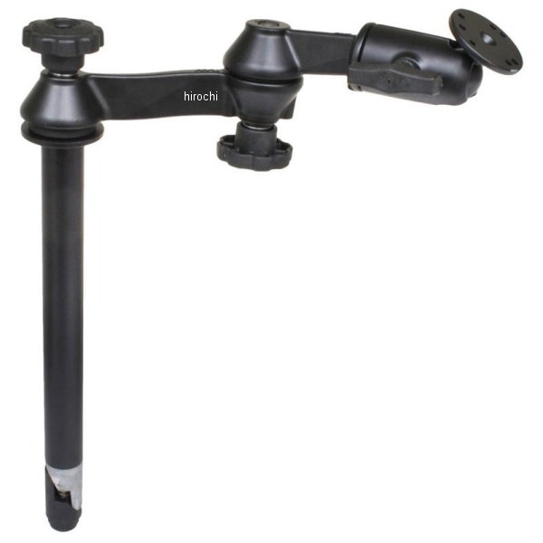 ラムマウント AMPSラウンドベース＆304mmテレポール(ダブルピボット/スイングアーム) アッパー側 1.5インチボール