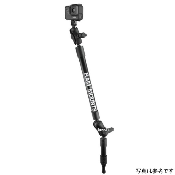 s GoProマウント＆スプラインポストセット 全長68.5cmタフポール 1＆1.5インチボール