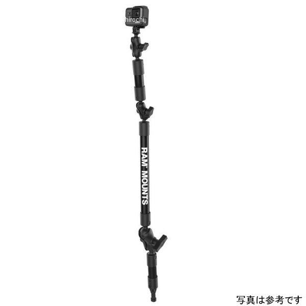 s GoProマウント＆スプラインポストセット 全長91.4cmタフポール 1＆1.5インチボール