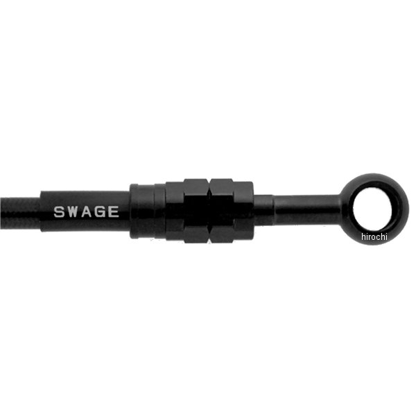 スウェッジラインプロ フロントホースキット Bremboキャリパー仕様 21年-22年 Ninja ZX-25R ステンブラック/黒