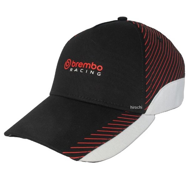 ブレンボ brembo キャップ ベースボールキャップ 黒/白