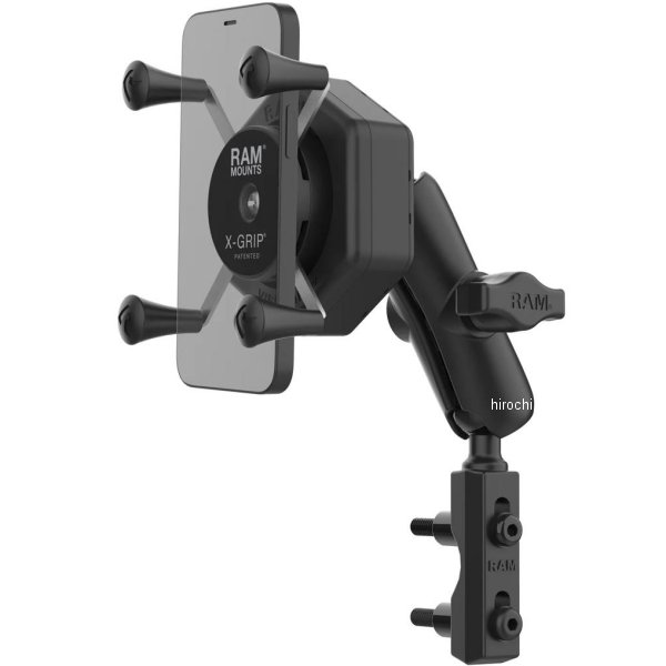 防振Xグリップ(S)&マスターシリンダークランプセット(標準アーム) 黒