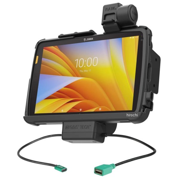 s GDSパワードック Zebra ET4x10インチ専用 USB TypeC給電/シングルポート ボール無