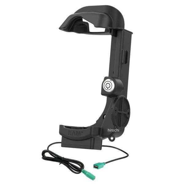 s Zebra MC9300シリーズ専用ホルダー キーロック付 パワージャック/シングルポート ボール無