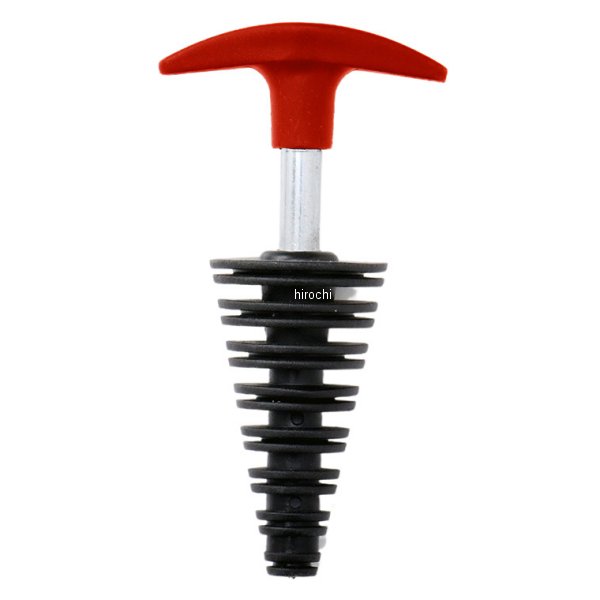 サイレンサープラグ Sサイズ(15-30mm) マフラー径15-30mm 黒/赤