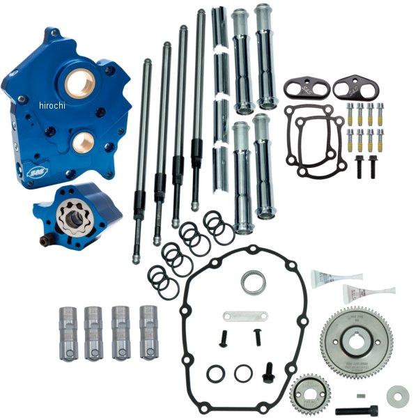 カムチェストキット クロームプッシュロッドカバー 18年-24年 ハーレー ソフテイルファミリー