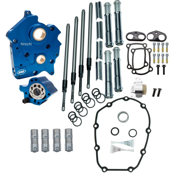 カムチェストキット クロームプッシュロッドカバー 18年-24年 ハーレー ソフテイルファミリー