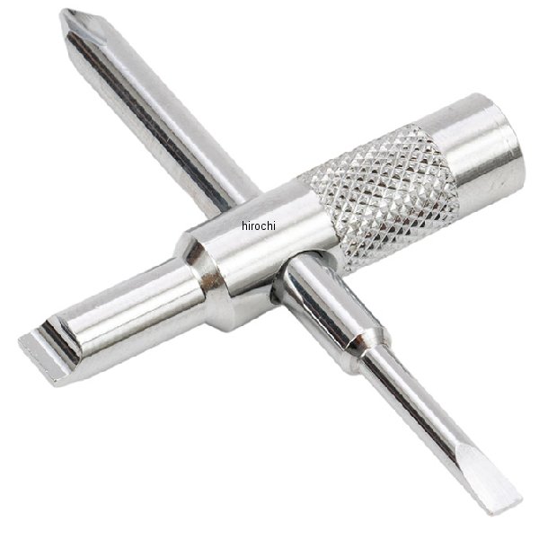 ジェットドライバー ＋、-（大）、-（小）、6mm六角 汎用、キャブレター用